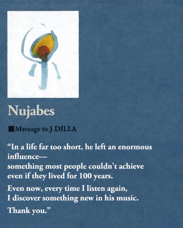 Nujabes' handwritten tribute to J Dilla, page 2, from Hidden Champion magazine